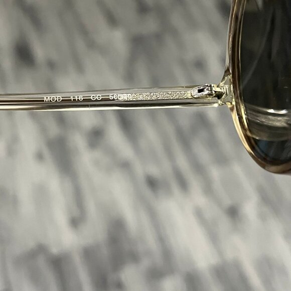 Authentic ANGLO AMERICAN EYEWEAR MOD 116 DB 50 20 ~ Vintage Made in England - Picture 5 of 6